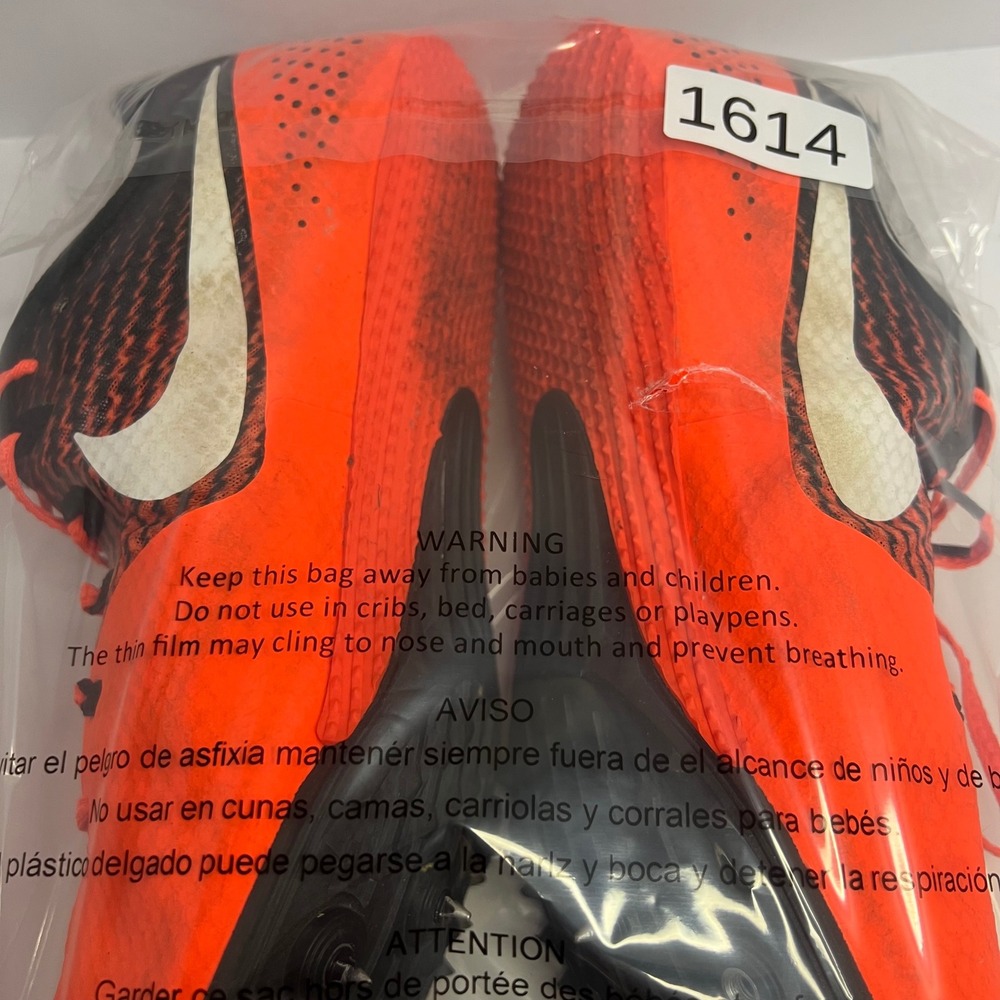 Nike Zoom Rival S 8 Mens 14 Orange Black Track Field Sprint Spikes 806554-811 - Picture 9 of 9